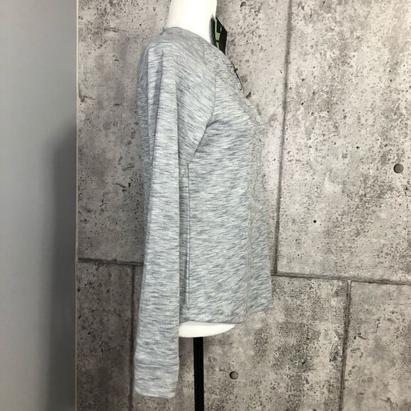 𝅺🆕 WOODS Kelsall Henley Long Sleeve Gray Mist - Picture 3 of 12